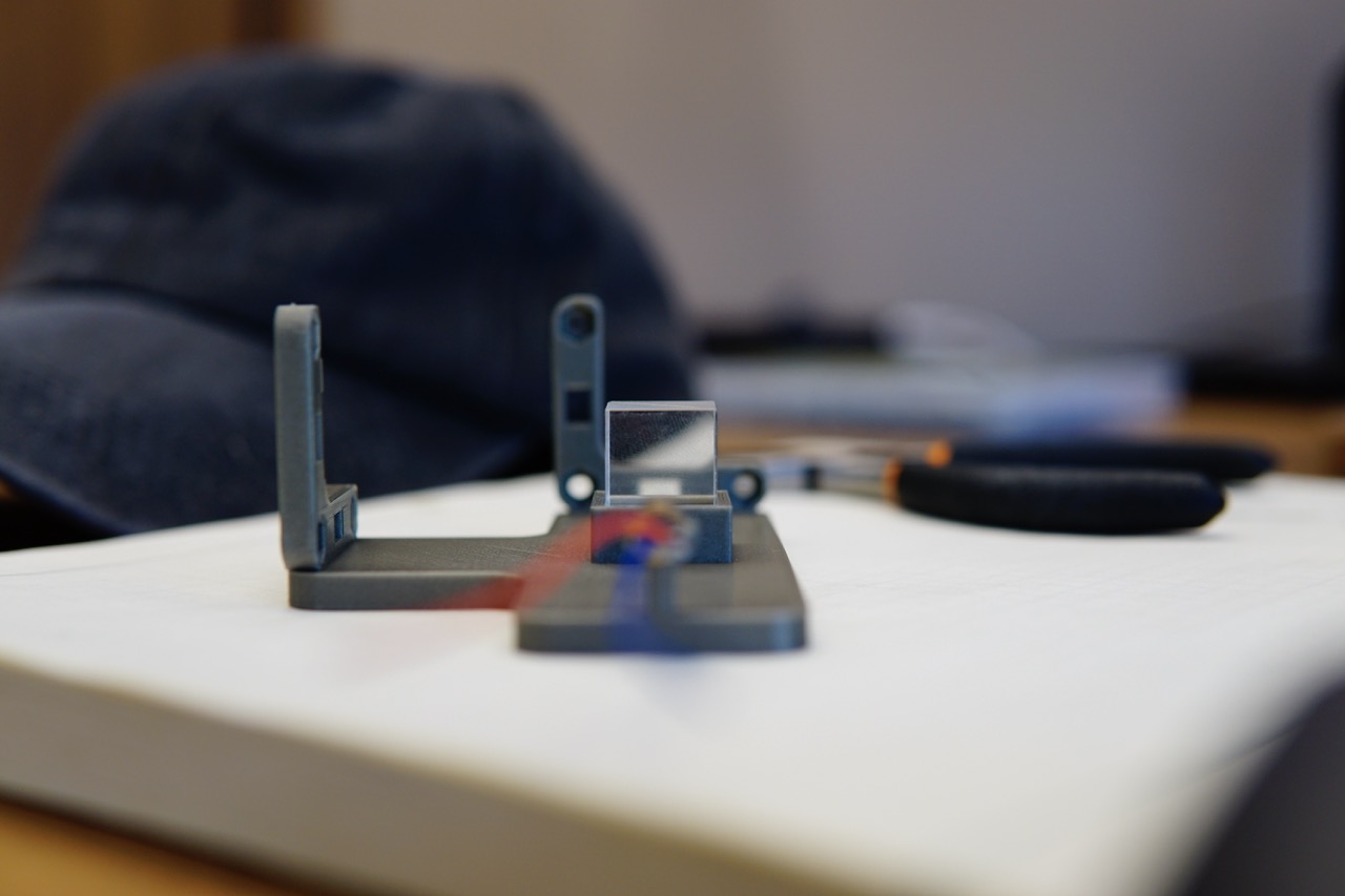 Aligning with the beam splitter