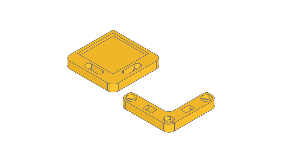 Kinematic mirror mount parts